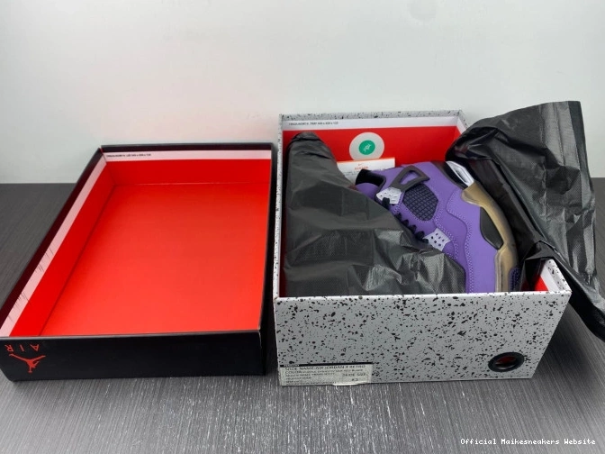 Official Maikesneakers Travis Purple Jordan Family) 766296 4 and LN4 Retro Scott (Friends 0812
